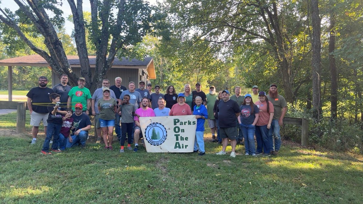 KPC members and friends at the 2026 Kentucky POTA campout